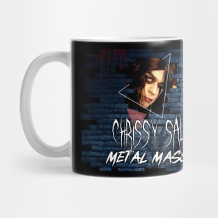 Chrissy Salem Metal Mascara Banner Design Mug